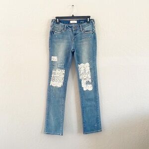 Sundance‎ Magnolia Lace Denim Jeans